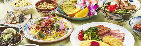 朝食ビュッフェ